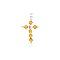 Amber Bead Cross image