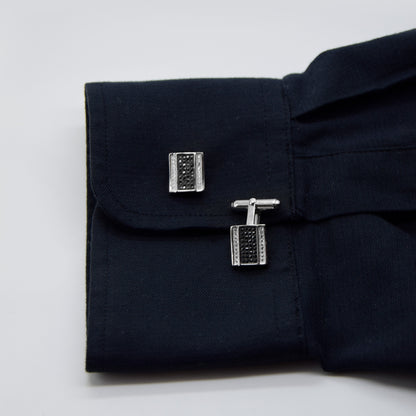 Zircon Cufflink Rectangle Centre