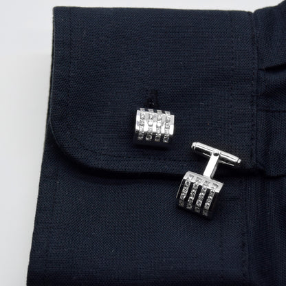 Signet Zircon Cufflink