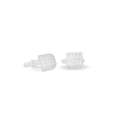 Signet Zircon Cufflink