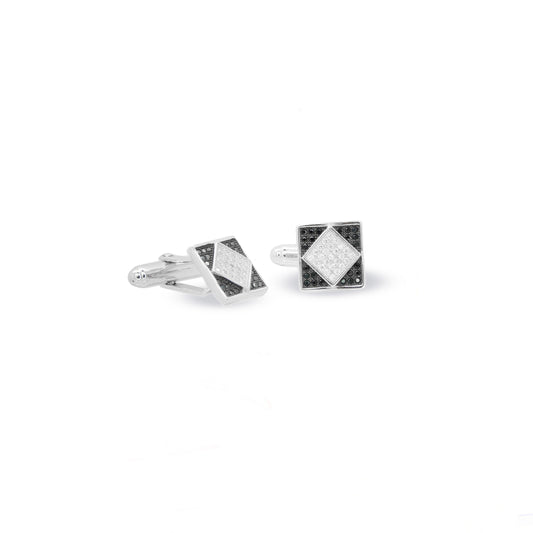 Square Zircon Cufflink BD