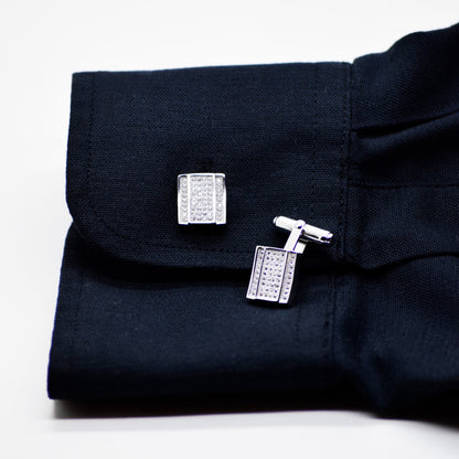 Square Zircon Cufflink WR