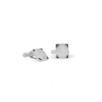 Square Zircon Cufflink BH