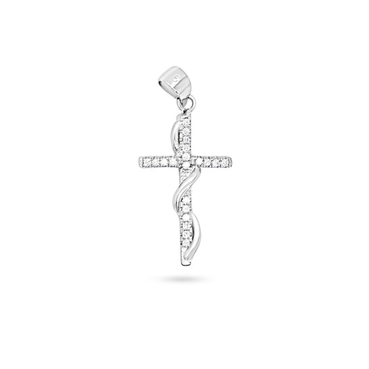Twist Zircon Cross