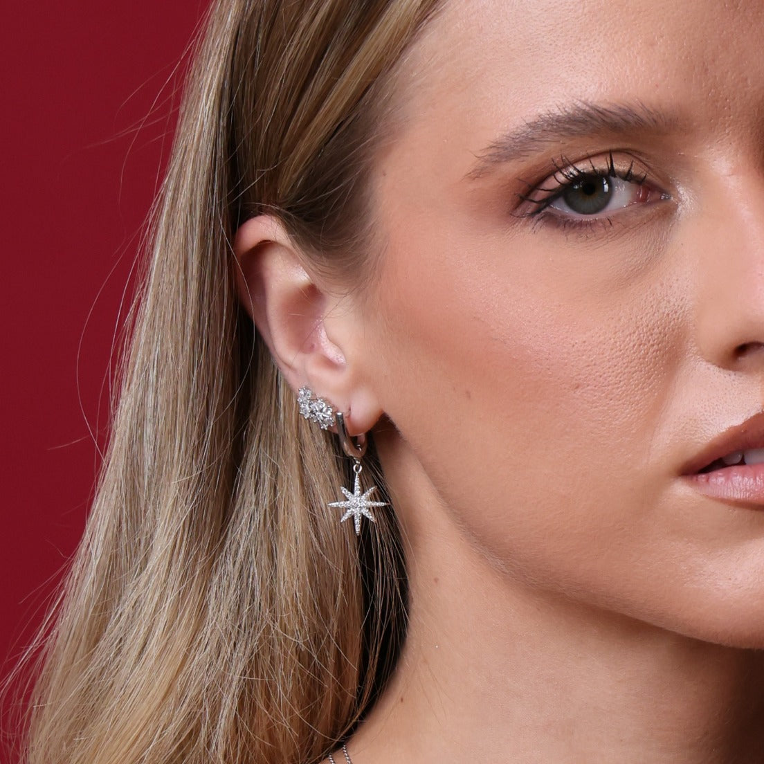 Northern Star Dangle Earring