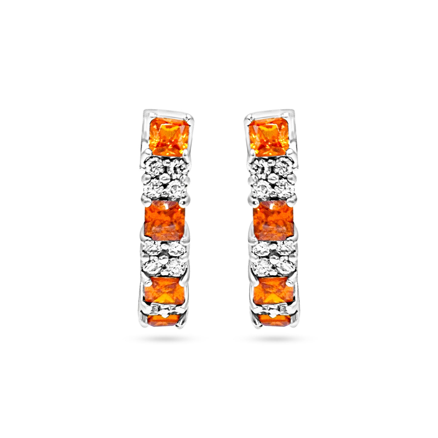 Orange Drop Earrings