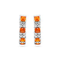 Orange Drop Earrings image