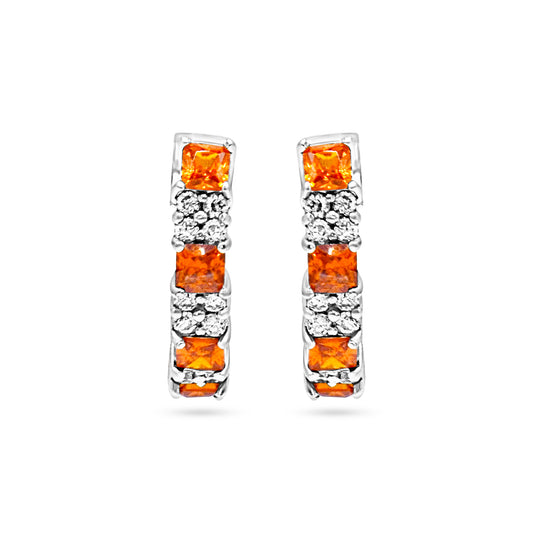 Orange Drop Earrings