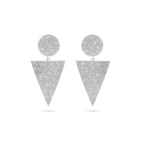 Circle & Triangle Sparkle Earrings image