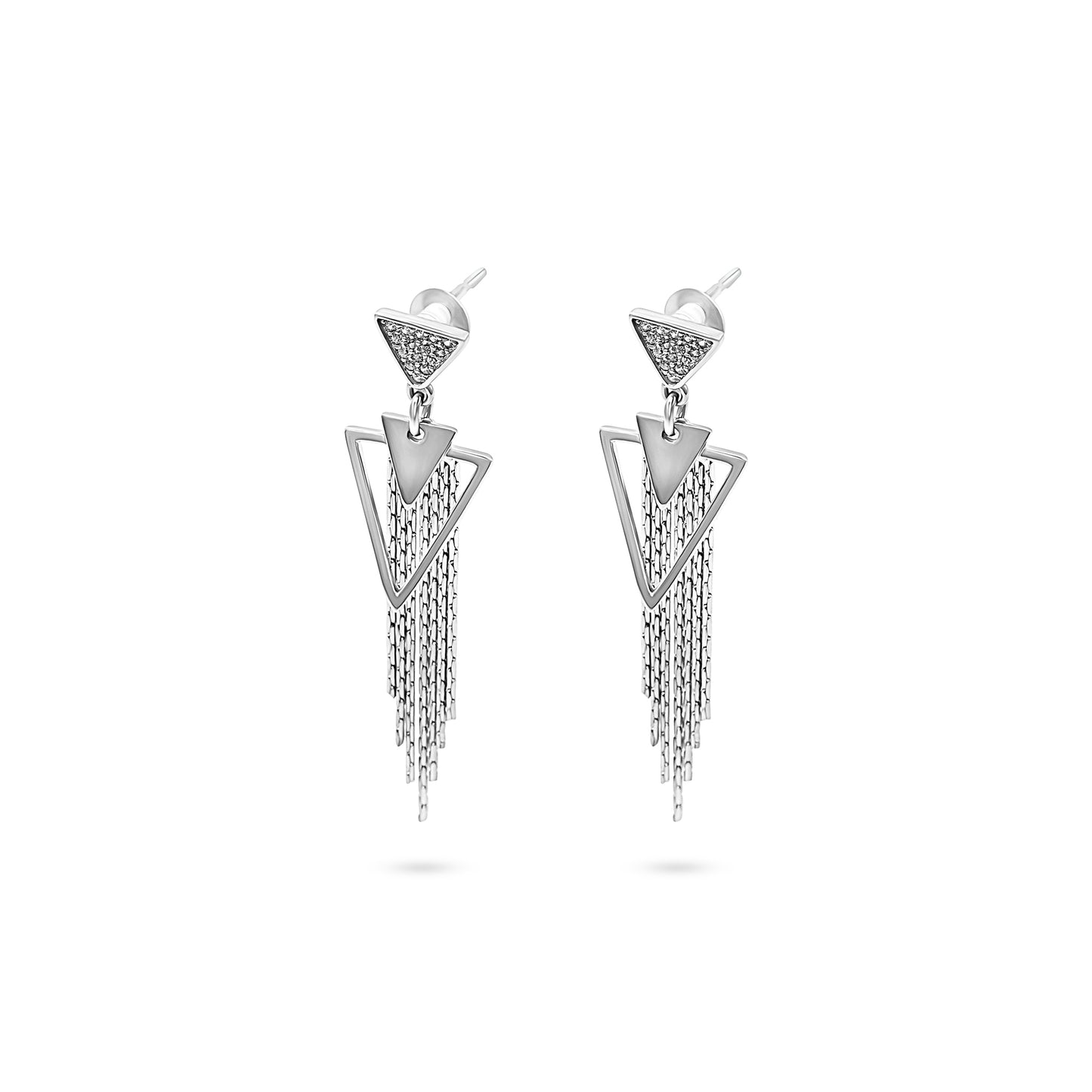 Triangle Drop Earrings