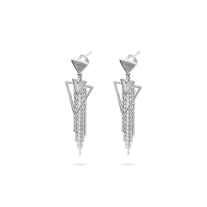Triangle Drop Earrings