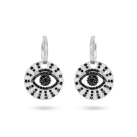 Enchanting Silver Evil Eye Dangle image