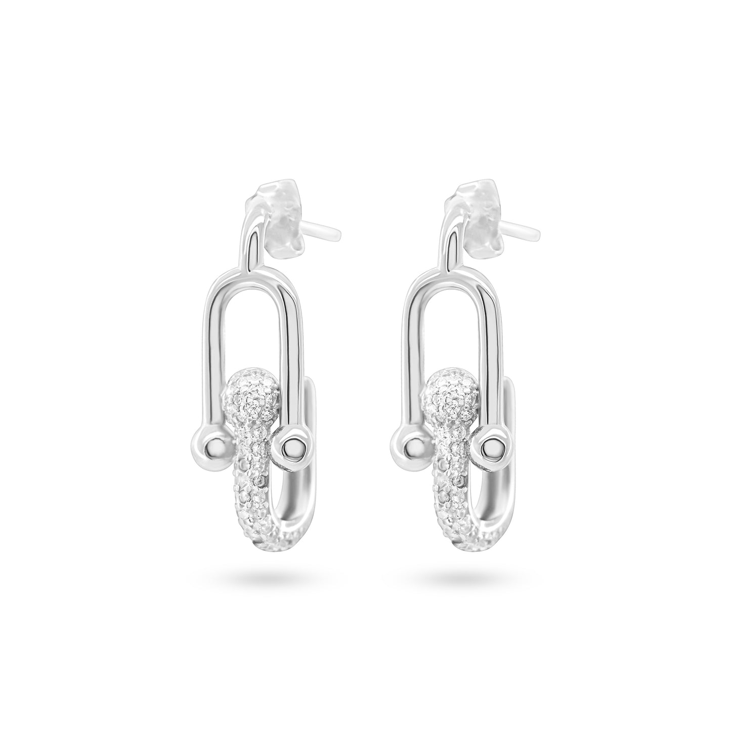 Dazzling Loop Earrings