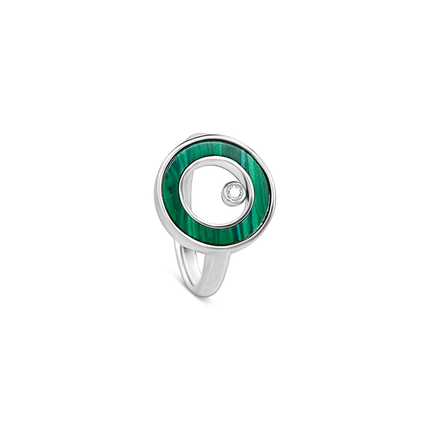 Malachite Circle of Life Ring