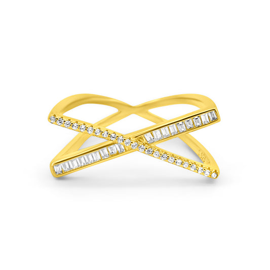 Radiant Crossband Ring