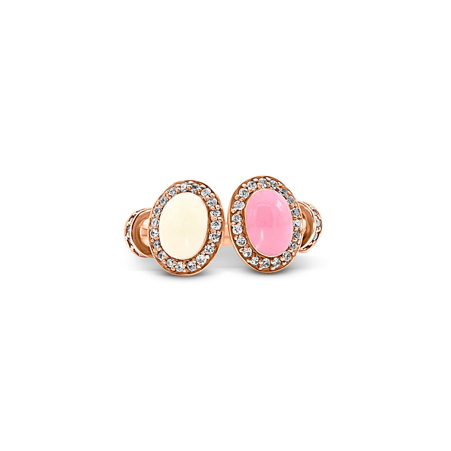 Dual Elegance Rose Gold Ring
