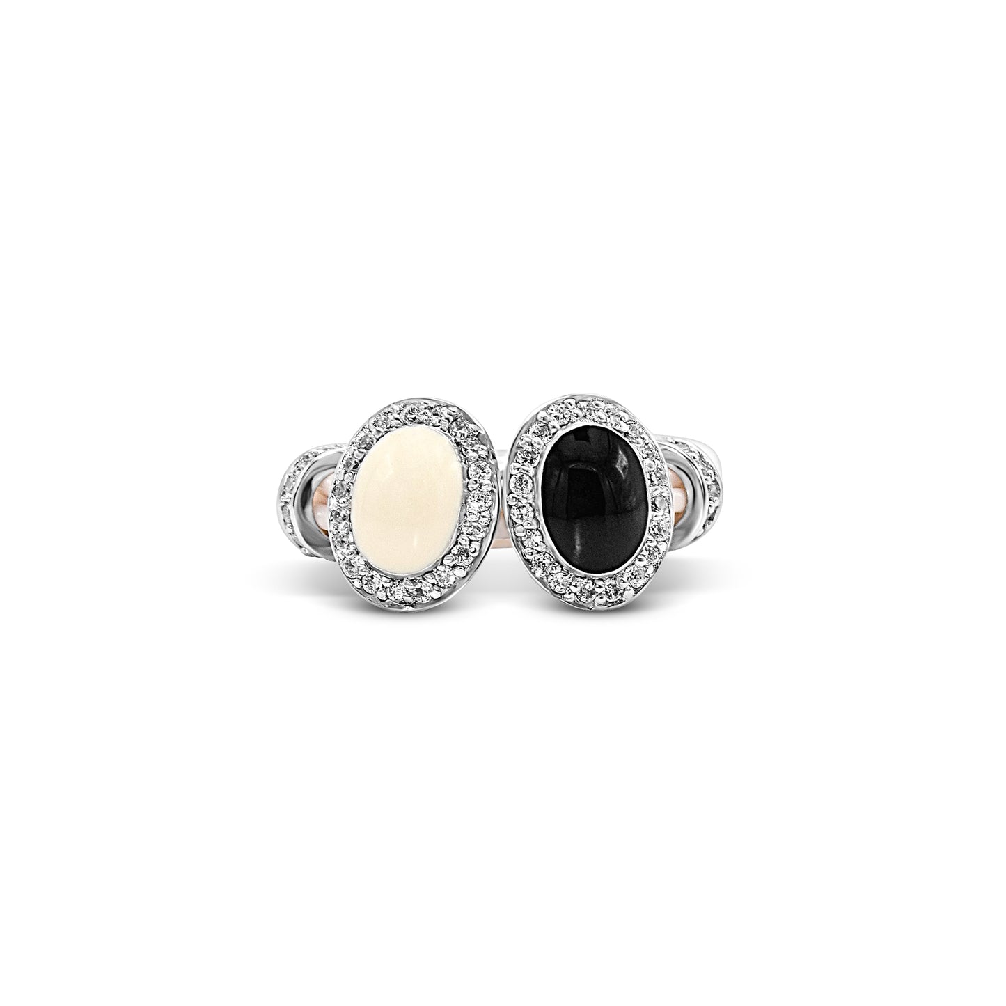 Elegant Dual Stone Ring