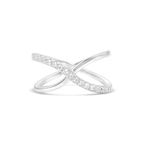 Sparkling X Crossover Ring image