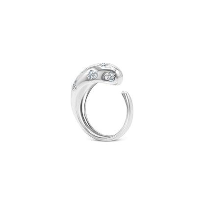 Heart Cluster Dome Ring