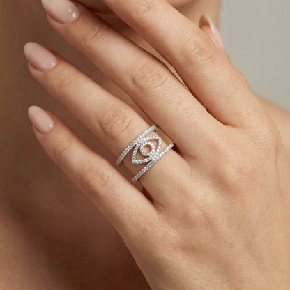 Glooming Evil Eye Ring