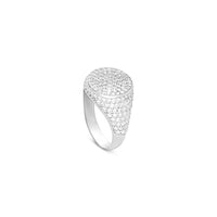 Pavé Zirconia Signet Ring image