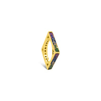 Geometric Square Rainbow Ring image