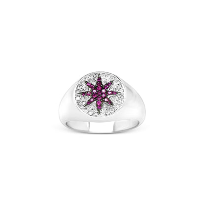 Starburst Zircon Ring