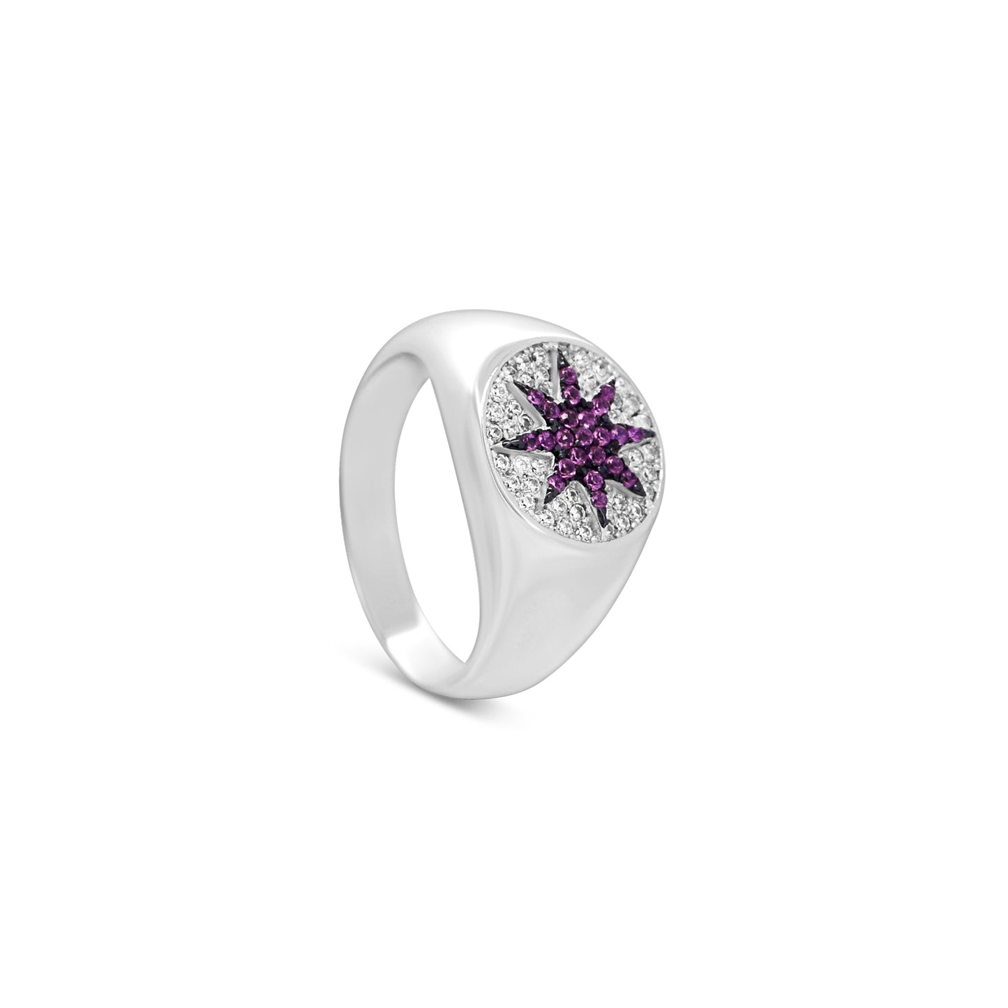 Starburst Zircon Ring