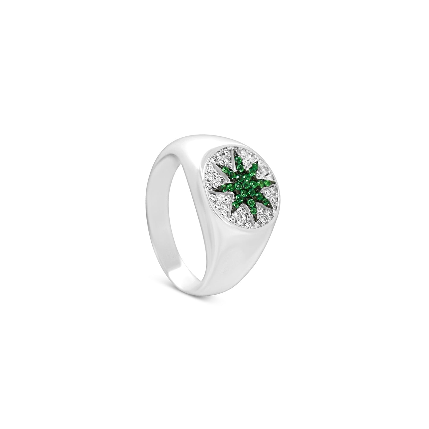 Starburst Zircon Ring