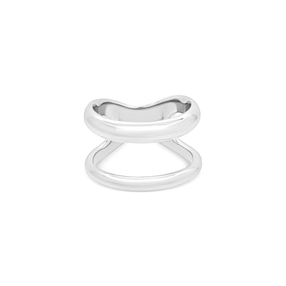 Sleek Dual Band Ring