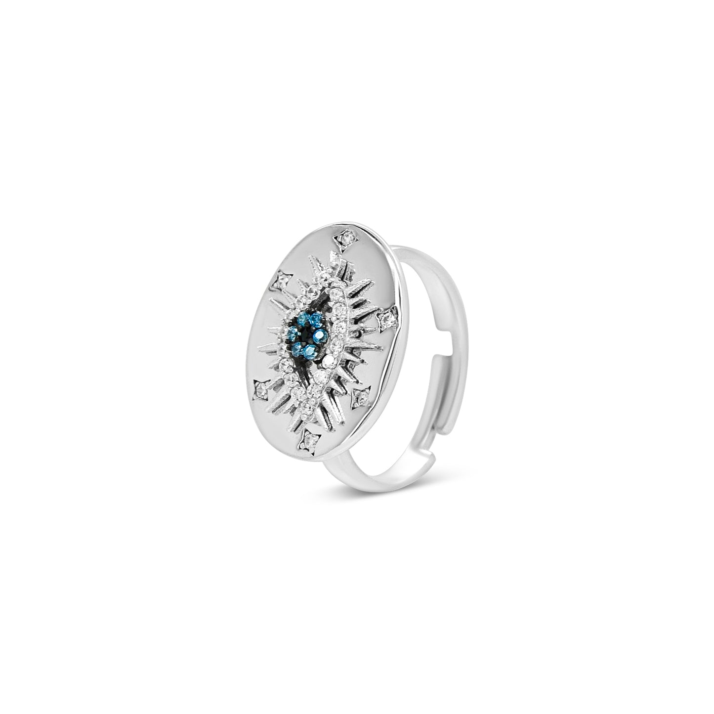 Celestial Evil Eye Zircon Ring