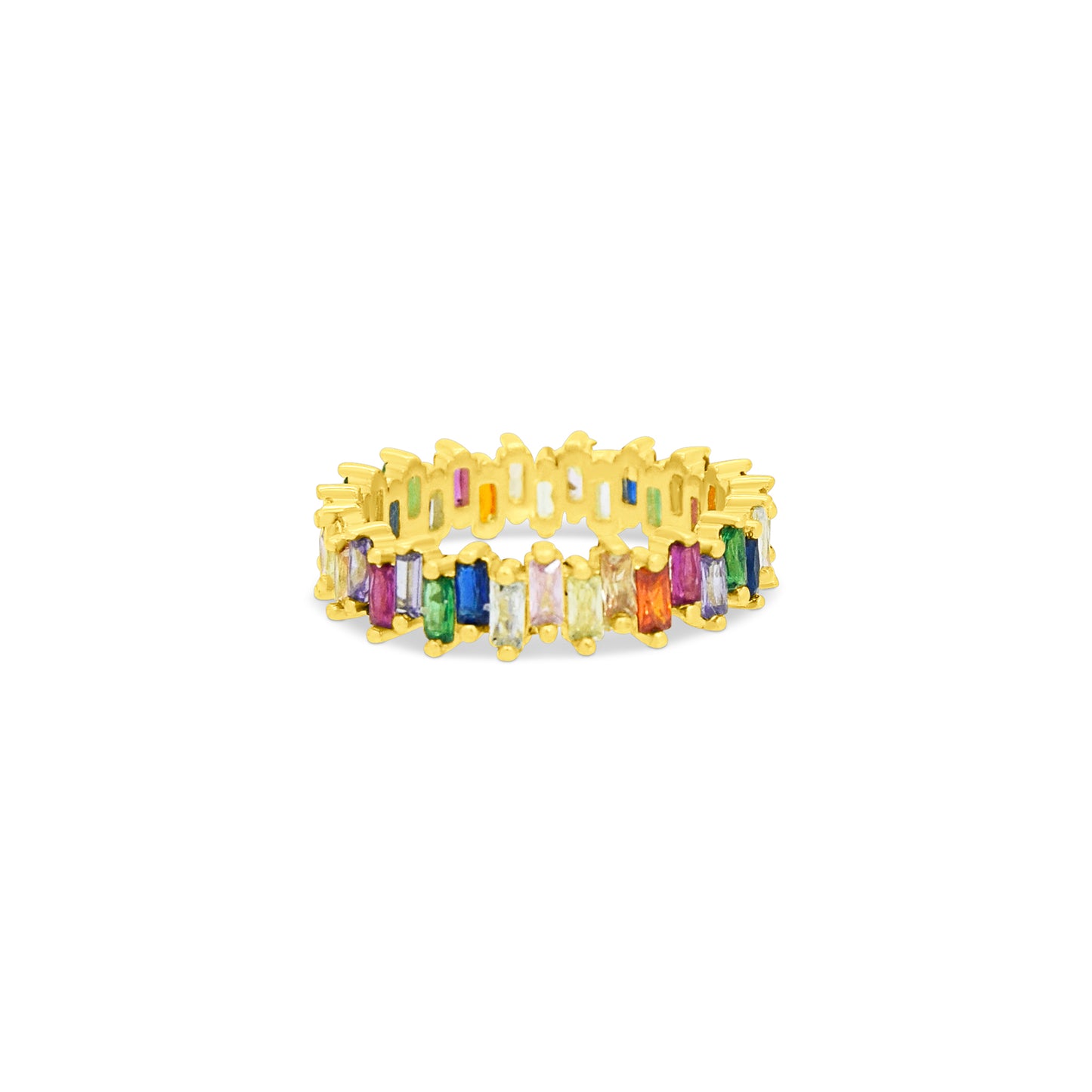 Rainbow Eternity Ring