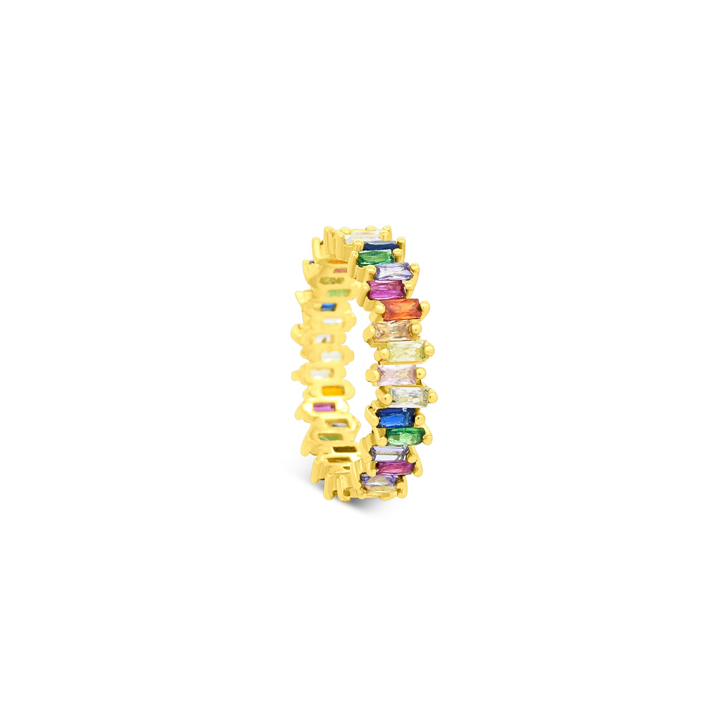 Rainbow Eternity Ring