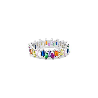 Rainbow Eternity Ring