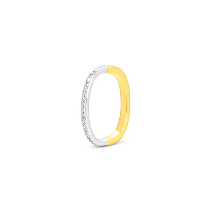 Gold and Silver Accent Band