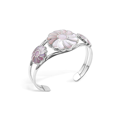 Mother of Pearl Daisy Bloom Bangle