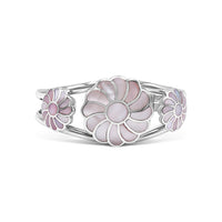 Mother of Pearl Daisy Bloom Bangle image