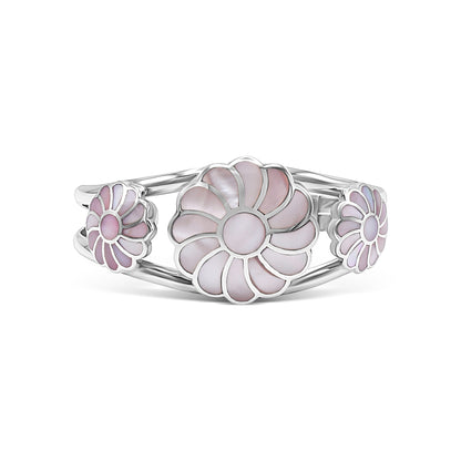 Mother of Pearl Daisy Bloom Bangle