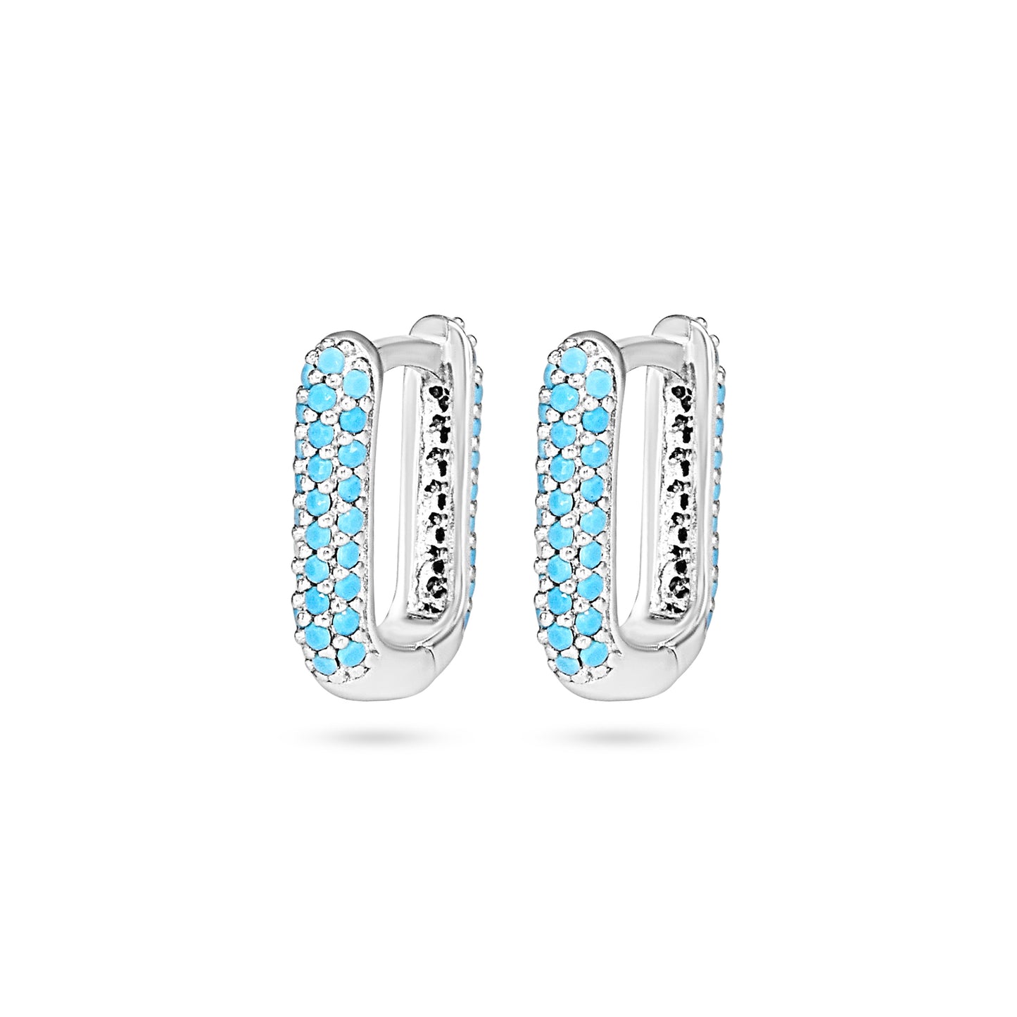 Pave Huggie Earrings
