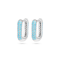 Pave Huggie Earrings image