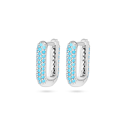 Pave Huggie Earrings