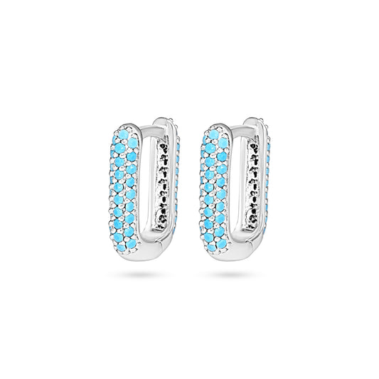 Pave Huggie Earrings