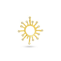 Sunburst Pendant with Gemstones image