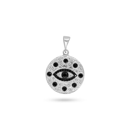 Black and White Evil Eye Pendant