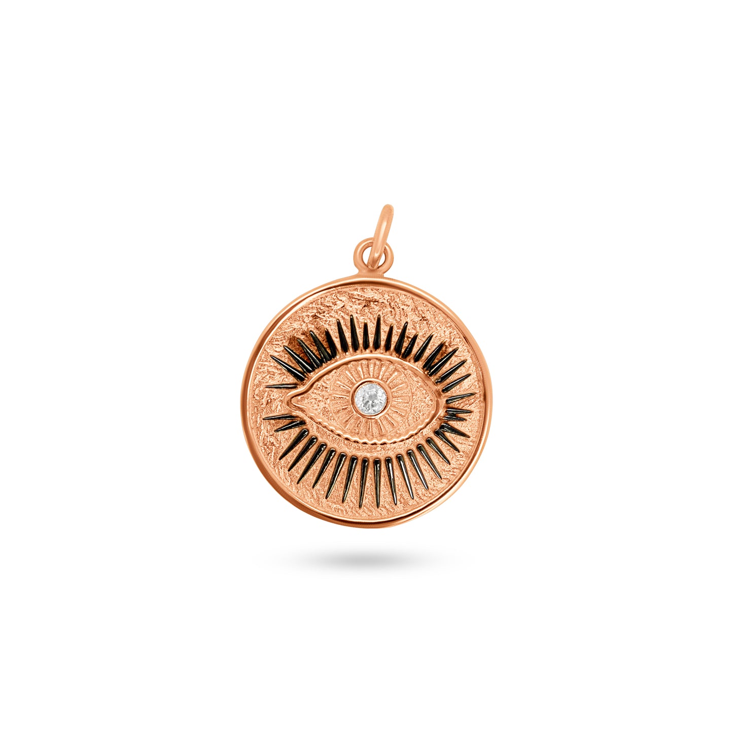 Rose Gold Eye Pendant