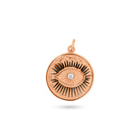 Rose Gold Eye Pendant image