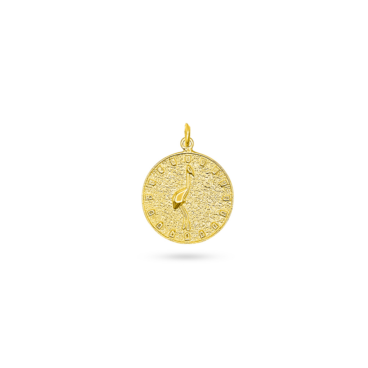 Heron Pendant with Silver Chain