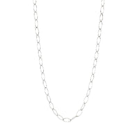 Adjustable Smooth Long Oval Link Necklace image