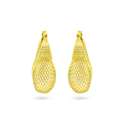 Golden Teardrop Elegance