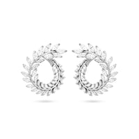 Elegant Leaf Spiral Earrings image